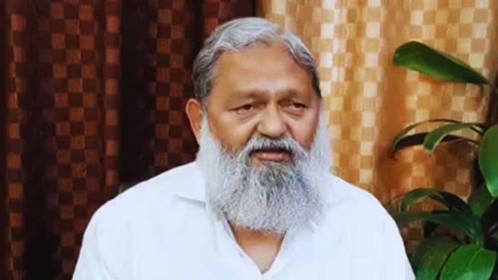 कांग्रेस को देश की संवैधानिक संस्थाओं पर भरोसा नहीं है: मंत्री अनिल विज