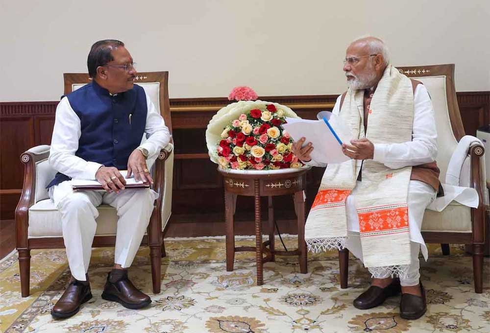 सीएम साय बोले - प्रधानमंत्री मोदी आज विश्व के सबसे लोकप्रिय नेता