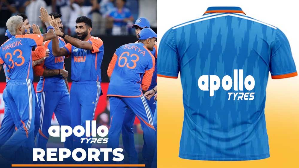 टीम इंडिया की नई जर्सी पर चमकेगा Apollo Tyres का लोगो, Dream11 से भारी ऑफर देकर बनाई जगह
