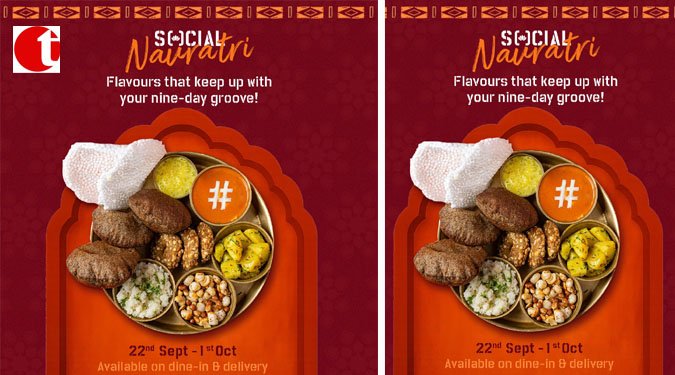 SOCIAL Launches a Special Navratri Menu