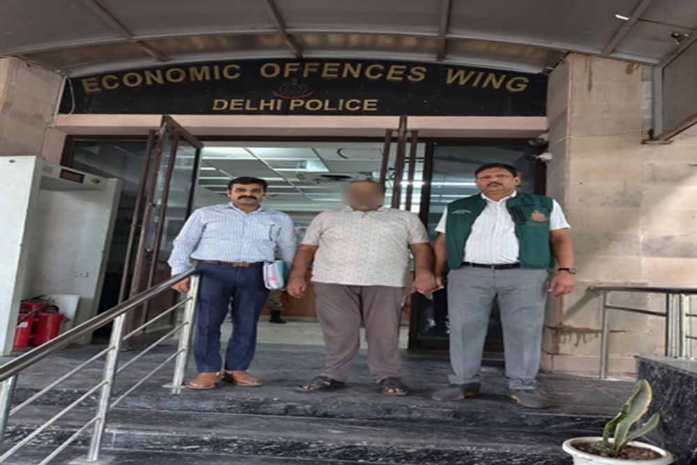 2,700 करोड़ रुपए की ठगी करने वाला नेक्सा एवरग्रीन घोटाले का मुख्य आरोपी दबोचा गया
