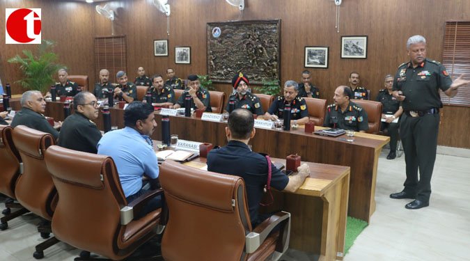 Director General of NCC Lieutenant General Virendra Vats visits Uttar Pradesh NCC Directorate a
