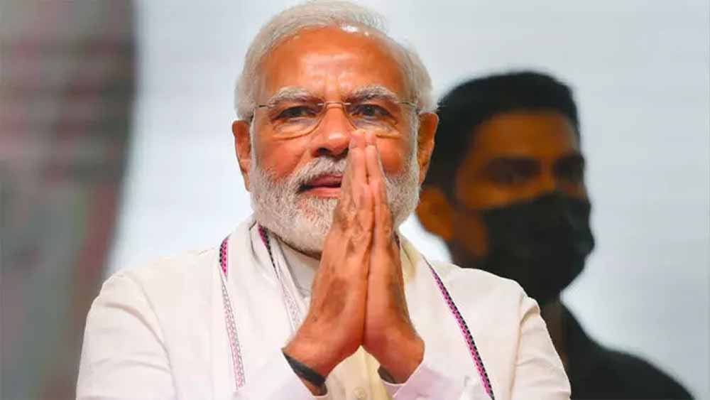 कर्नाटक के उडुपी में पीएम मोदी का आगमन, शामिल होंगे कृष्ण मठ के भक्तिमय आयोजन में