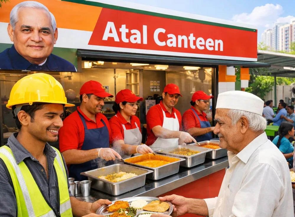 अटल कैंटीन का कमाल: दिल्ली में ₹5 में थाली, जानें क्या-क्या मिलेगा