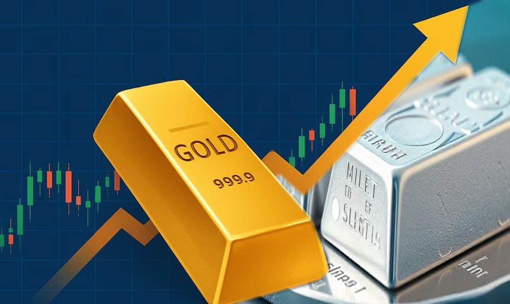 Gold और Silver की कीमतों में जबरदस्त उछाल, सोना ₹1,287 बढ़कर रिकॉर्ड पर, चांदी ₹2.32 लाख पार