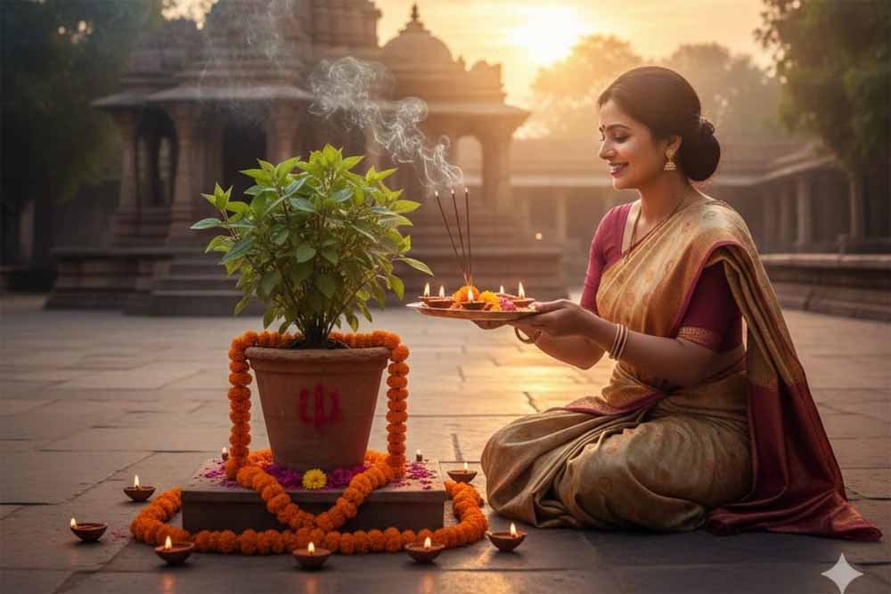 तुलसी चालीसा का पाठ करें इस पूर्णिमा: घर में आएगी सुख-समृद्धि और लक्ष्मी का वास