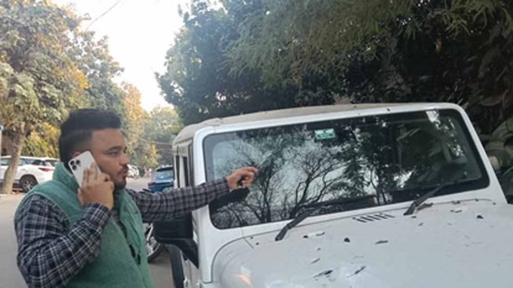 भाजपा नेता की Thar बनी निशाना: Mohali में गोलियों की बौछार से सनसनी