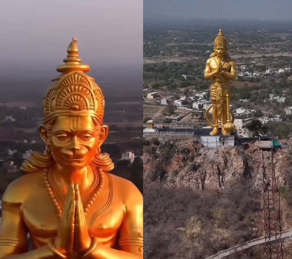 रामनवमी पर इतिहास रचेगा गिरिराज पर्वत, 131 फीट ऊंची बालाजी प्रतिमा बनेगी आकर्षण