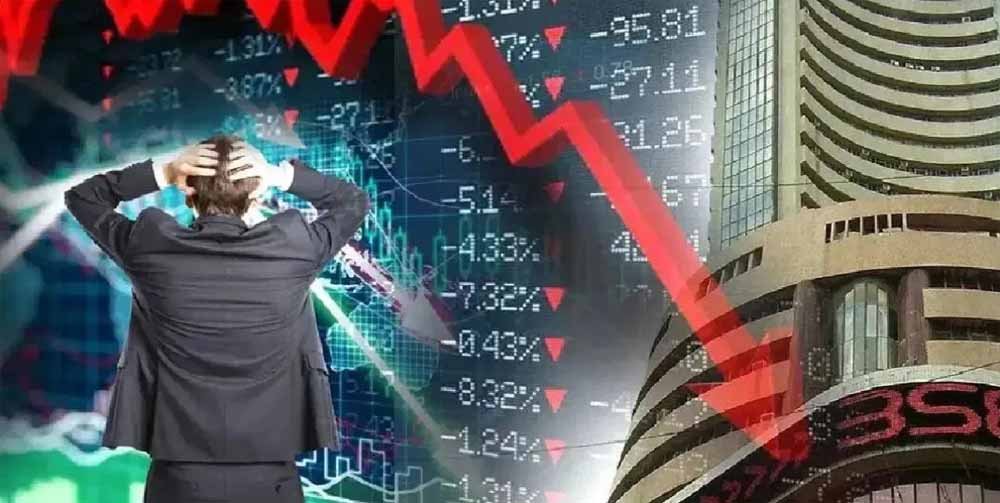 West Asia संकट का असर: शेयर बाजार धड़ाम, सेंसेक्स 1353 अंक गिरा