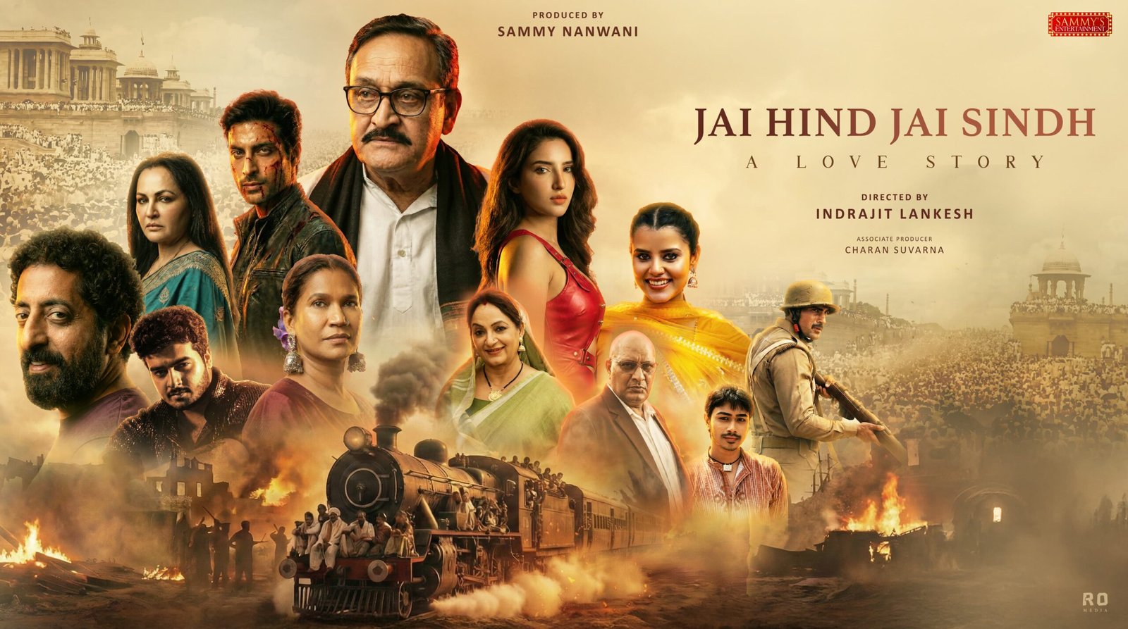 “जय हिंद जय सिंध – ए लव स्टोरी” से साथ आए महेश मांजरेकर, जया प्रदा और ज़रीना वहाब; मोशन पोस्टर