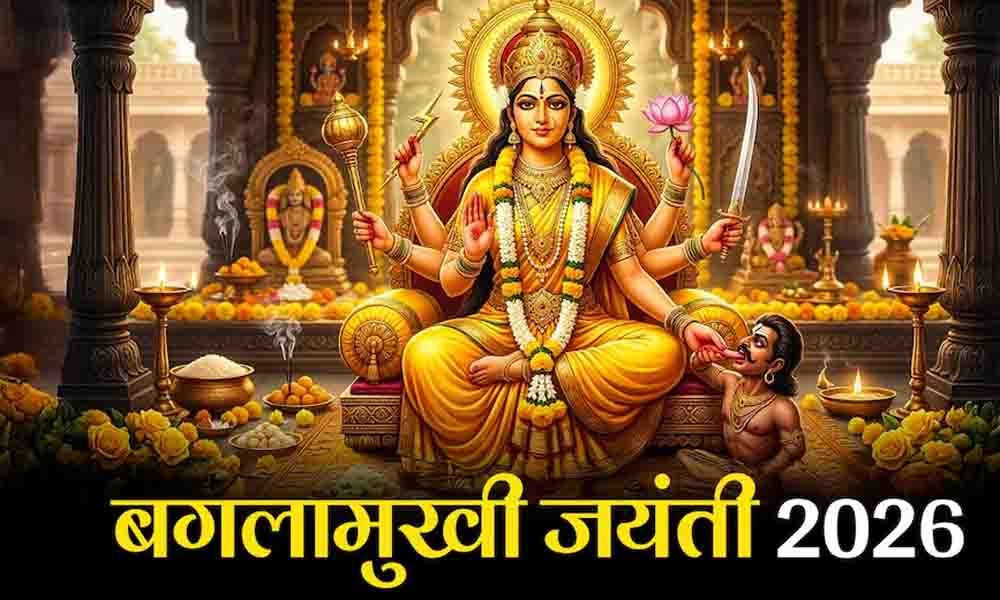 साल 2026 में 24 अप्रैल को मनाई जाएगी बगलामुखी जयंती, शत्रुओं पर विजय दिलाने वाली मां पीताम्बरा