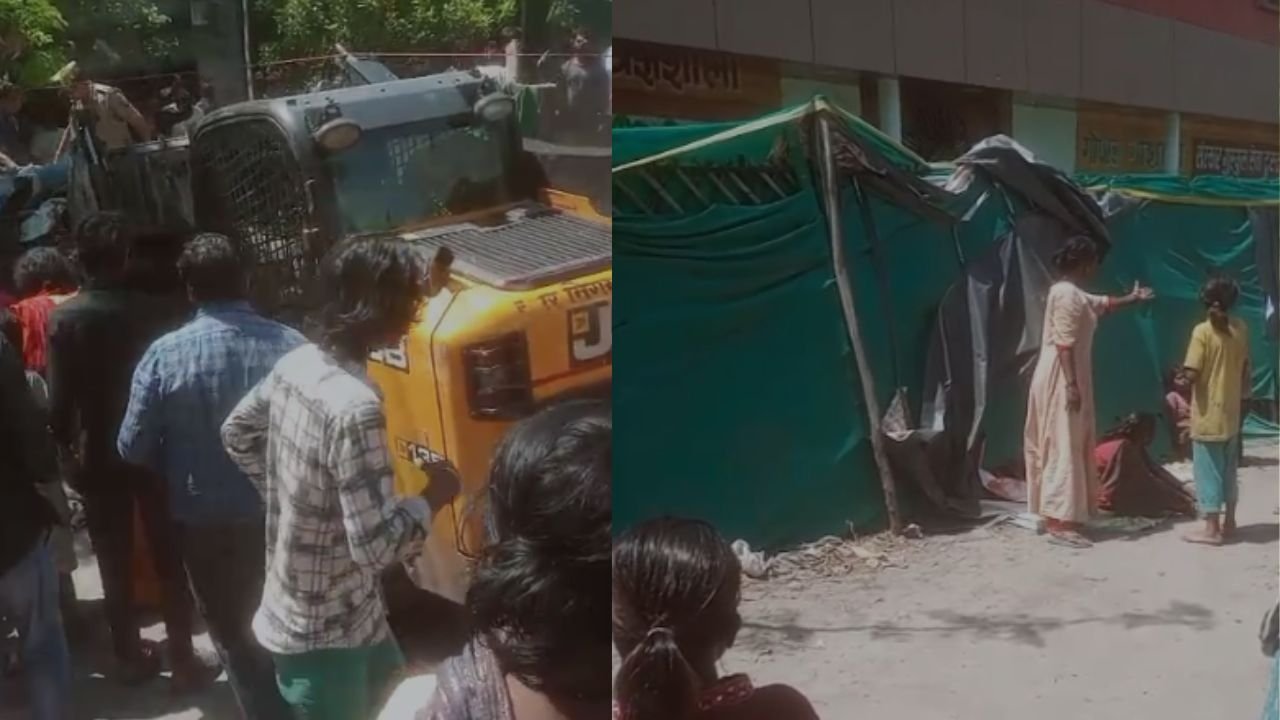 लखनऊ: पुराने हनुमान मंदिर की जर्जर दीवार गिरी, 3 माह का मासूम मलबे में दबा, हुई मौत