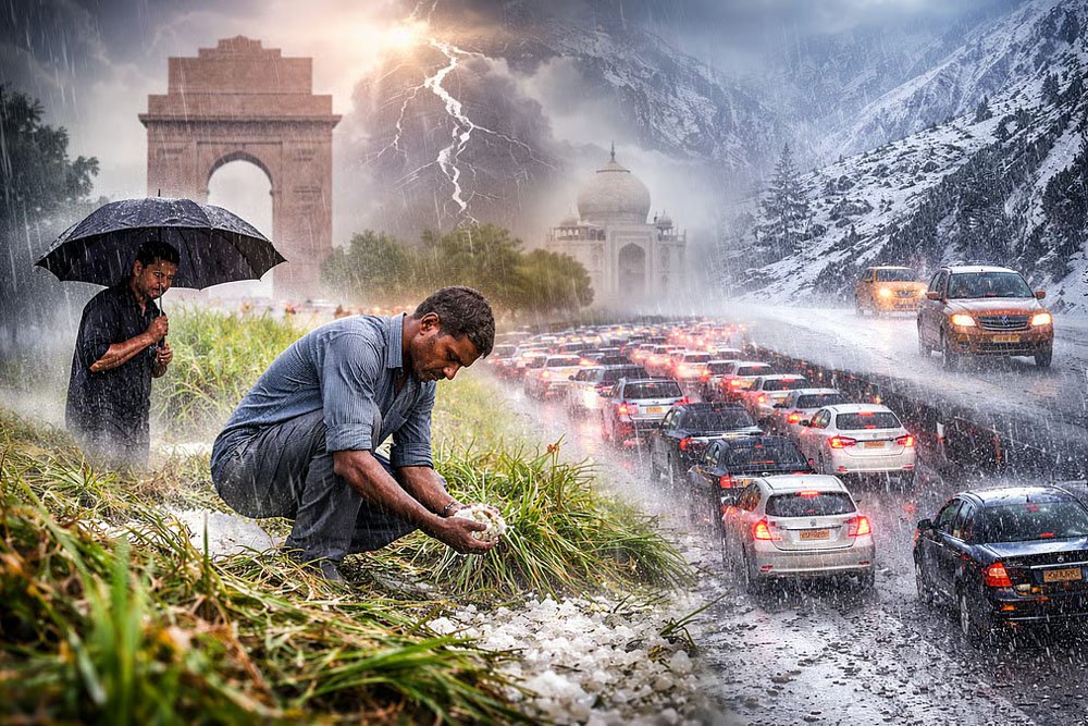 किसानों पर कुदरत का कहर, जयपुर समेत 20 जिलों में बारिश की चेतावनी, कटाई के समय भीग गया अन्नदाता