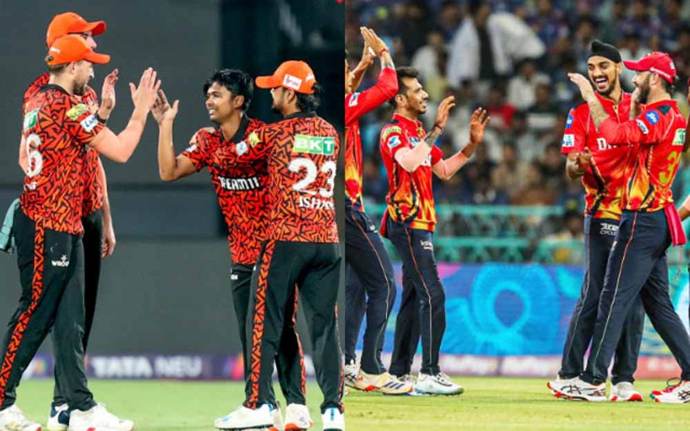SRH और PBKS के बीच टक्कर, प्लेऑफ रेस तेज