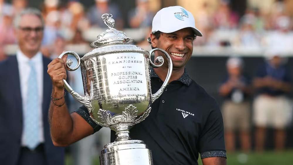 गोल्फ की दुनिया में भारतीय मूल के खिलाड़ी का बड़ा धमाका, PGA Championship जीतकर बनाया नया रिकॉर