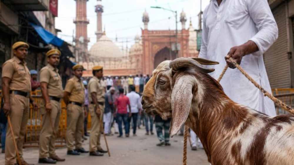 बकरीद गाइडलाइन्स :सार्वजनिक जगहों पर कुर्बानी पर पाबंदी, उल्लंघन पर कार्रवाई