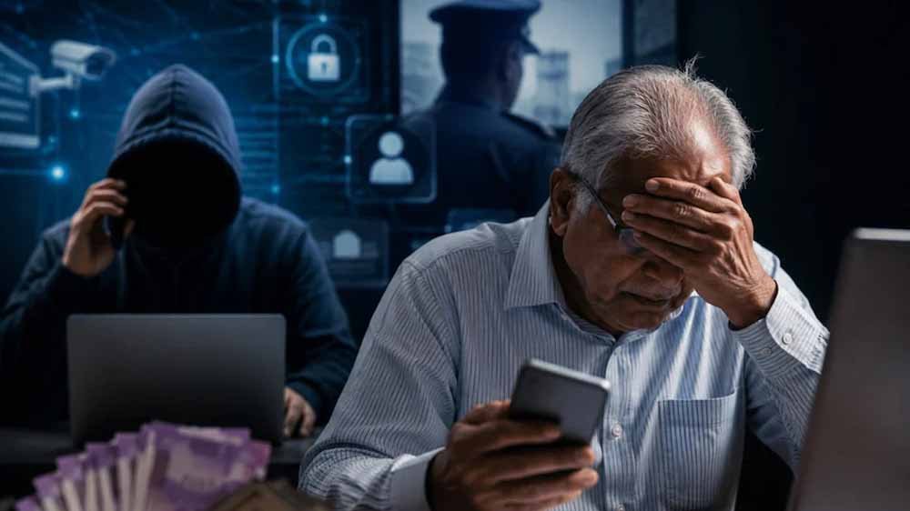 डिजिटल अरेस्ट के नाम पर 40 लाख की ठगी