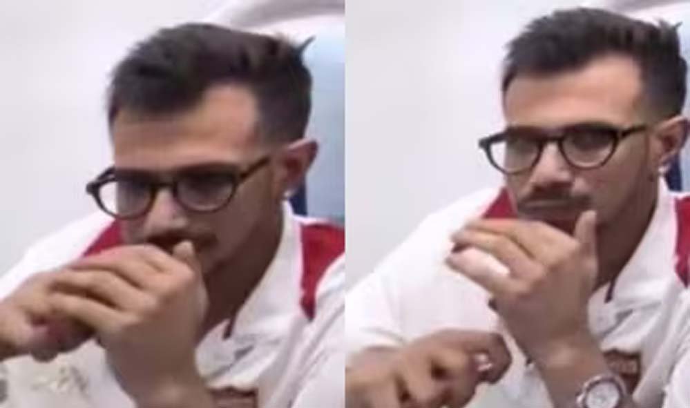 युजवेंद्र चहल का हवाई जहाज में वायरल VIDEO, ई-सिगरेट पीते पकड़े गए