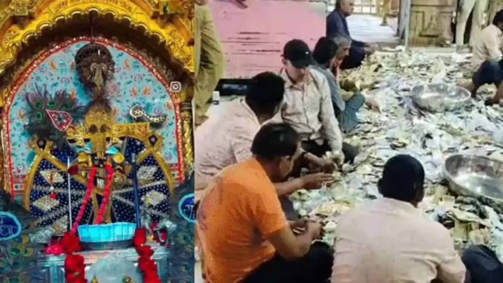 सांवलिया सेठ के दरबार में धनवर्षा, सोना-चांदी की गिनती अभी बाकी