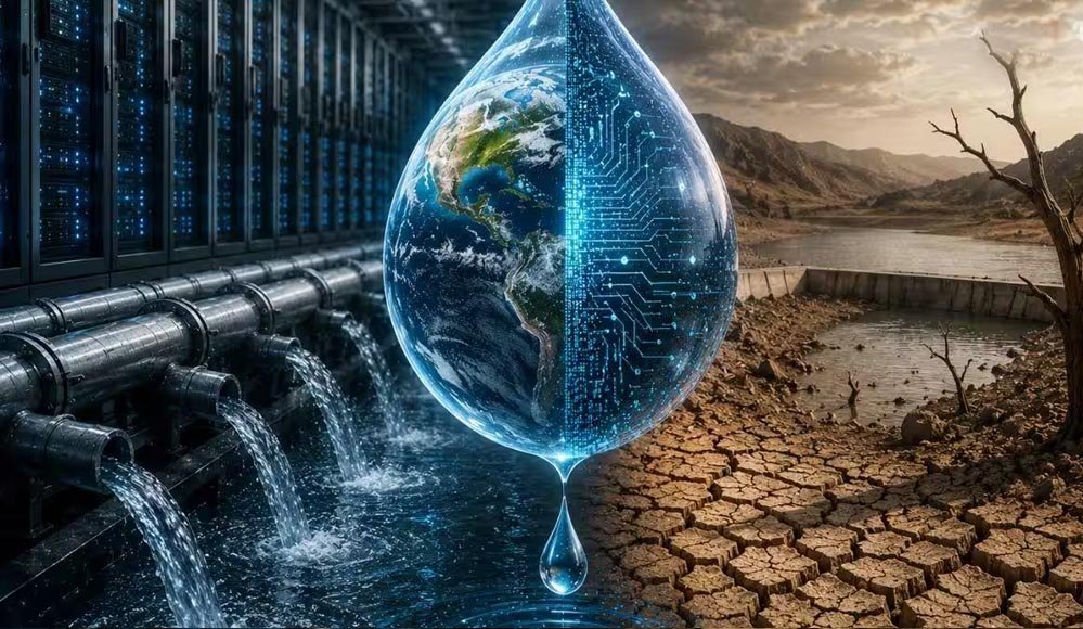 Artificial Intelligence बन रही जल संकट की वजह? डेटा सेंटरों की खपत पर वैश्विक प्रदर्शन तेज