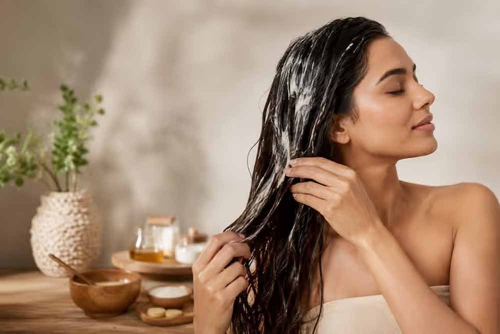 डैमेज बालों के लिए दही और शहद से नेचुरल हेयर मास्क