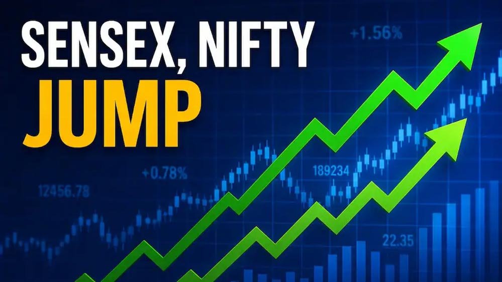 शेयर बाजार में दूसरे दिन भी हरियाली, सेंसेक्स 262 अंक उछला, डॉलर के मुकाबले रुपया चमका