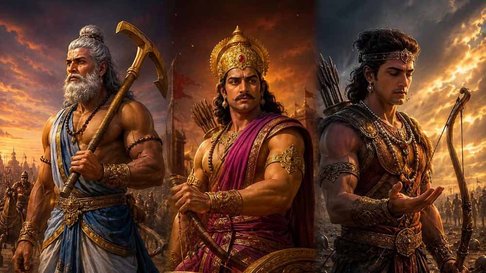 महाभारत युद्ध में इन 4 महान योद्धाओं ने नहीं लिया हिस्सा, वजह जानकर चौंक जाएंगे