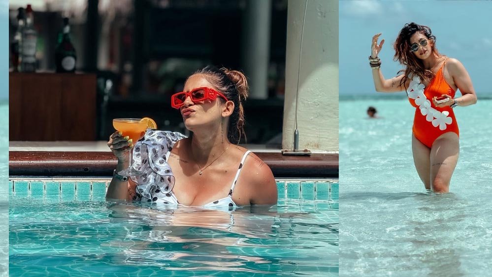 Beach Vacation पर छाईं किश्वर मर्चेंट, स्टाइलिश बिकिनी लुक का वीडियो हुआ वायरल