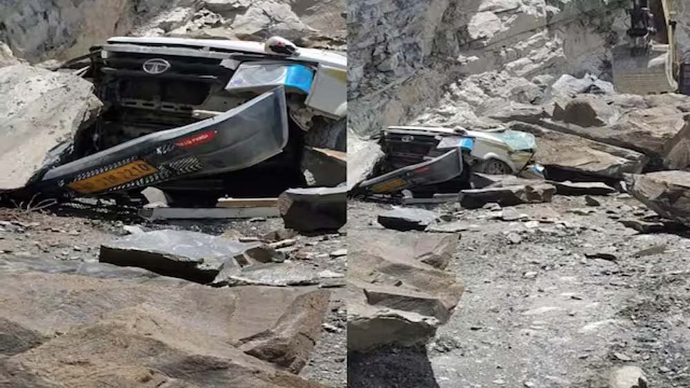 हिमाचल के पांगी-उदयपुर मार्ग पर बड़ा हादसा, चट्टान गिरने से 13 की जान गई