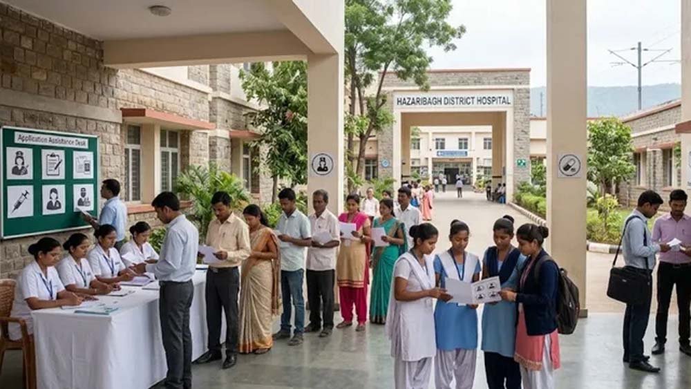 हजारीबाग में NHM भर्ती का मौका, ANM-स्टाफ नर्स समेत 37 पदों पर वैकेंसी