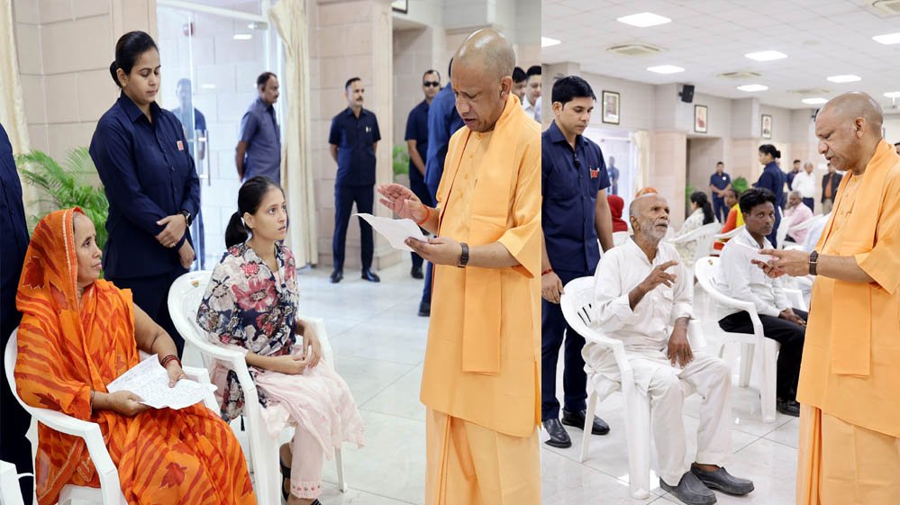सीएम योगी ने किया 'जनता दर्शन', हर पीड़ित की समस्या सुन समाधान के लिए दिए निर्देश