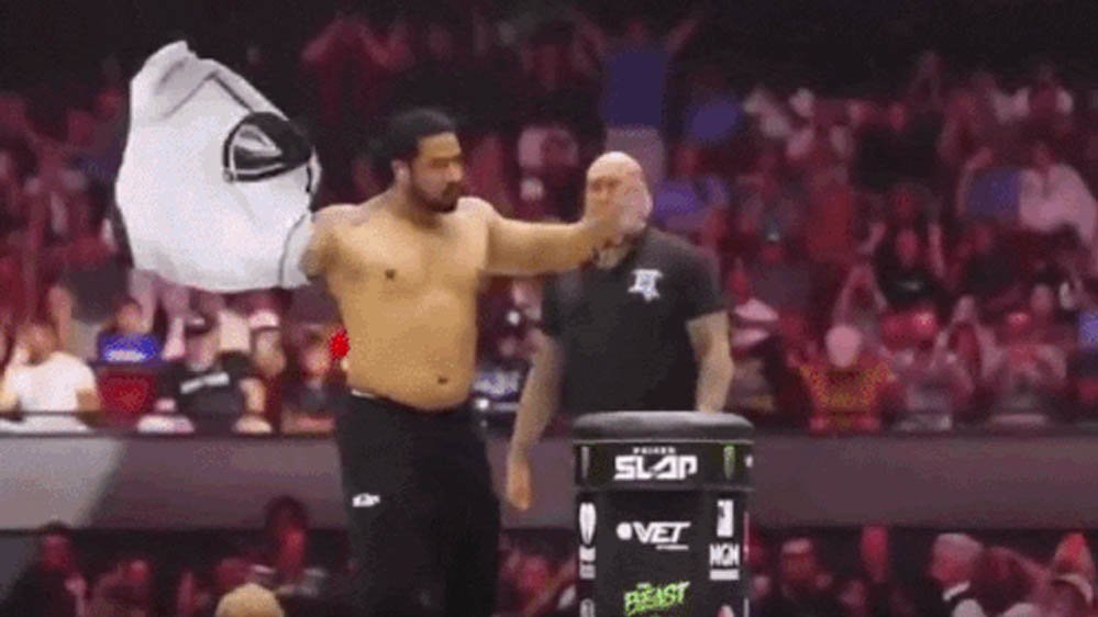 पंजाबी रेसलर शेरा का दमदार प्रदर्शन, थप्पड़ लगते ही WWE चैंपियन गिरा, फिर नहीं उठ पाया