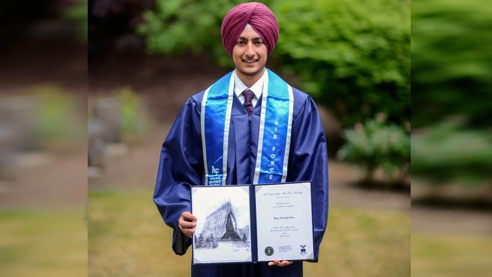 पहली बार किसी केशधारी सिख अमेरिकी को मिला अकादमी में प्रवेश, चिराग वीर सिंह सराओ ने बनाई पहचान