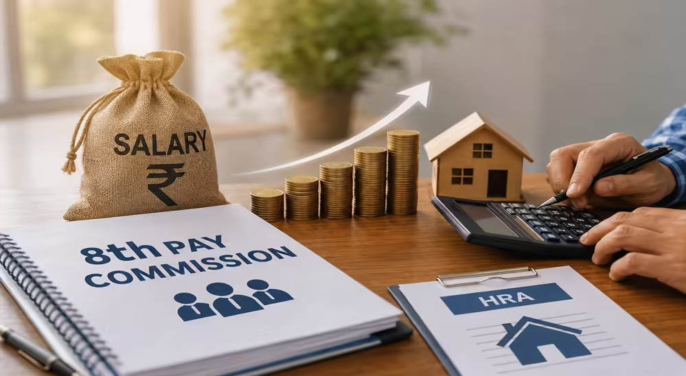 सरकारी कर्मचारियों के लिए खुशखबरी! 8वें वेतन आयोग से बेसिक सैलरी के साथ HRA भी बढ़ेगा