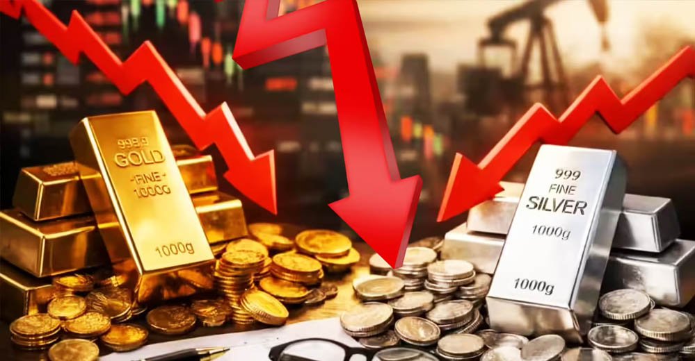 Gold-Silver Price: चांदी के दाम में भारी टूट, सोना भी हुआ सस्ता; 10 ग्राम का ताजा रेट देखें
