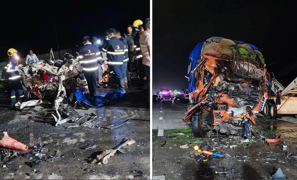 बेटी का एडमिशन कर लौटते समय मातम, समृद्धि हाईवे पर कार हादसे में एक ही परिवार के 6 लोगों की दर्