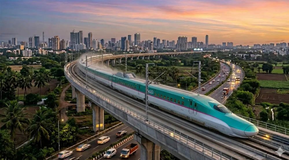 देश को मिलेगी हाई-स्पीड रफ्तार! 15 अगस्त से बुलेट ट्रेन शुरू, 600 KM की दूरी सिर्फ 2 घंटे में