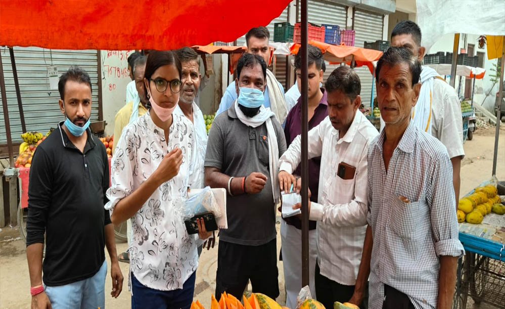 मुरैना की पुरानी सब्जी मंडी में नगर निगम का बड़ा एक्शन, अतिक्रमण हटाया, दुकानदारों के कटे चालान