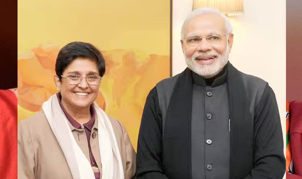 किरण बेदी ने पीएम मोदी की कार्यशैली को सराहा, बोलीं- 'बिना समय बर्बाद किए लेते हैं फैसले'