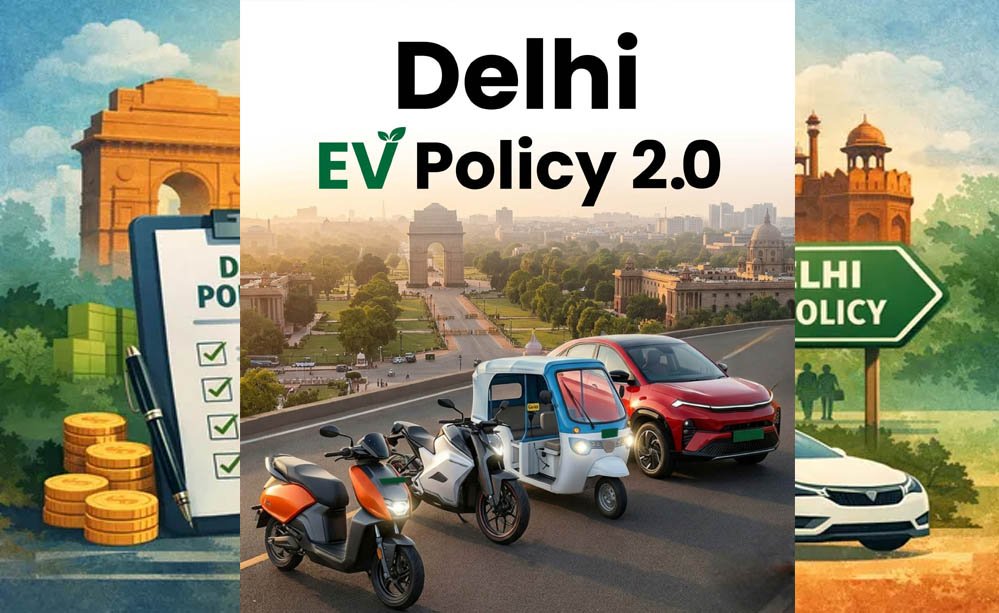 Delhi EV Policy 2026: ₹1 लाख तक इंसेंटिव, रोड टैक्स माफ, जानें 1 जुलाई से क्या-क्या बदलने वाला 