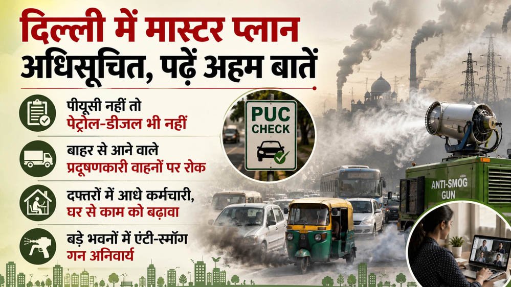 Delhi New Rules: बाहरी वाहनों पर रोक, बिना PUC पेट्रोल-डीजल नहीं, 4 महीने सख्त रहेगा सिस्टम