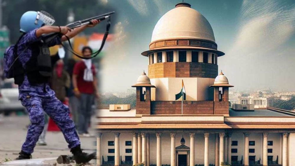 पैलेट गन पर सुप्रीम कोर्ट की अहम टिप्पणी, कहा- विशेष परिस्थितियों में इस्तेमाल का अधिकार; सरकार
