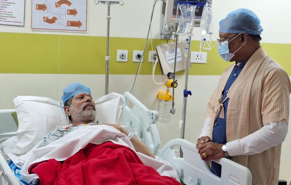 मुख्यमंत्री विष्णुदेव साय ने विधायक किरण सिंह देव का जाना कुशलक्षेम, शीघ्र स्वास्थ्य लाभ की काम