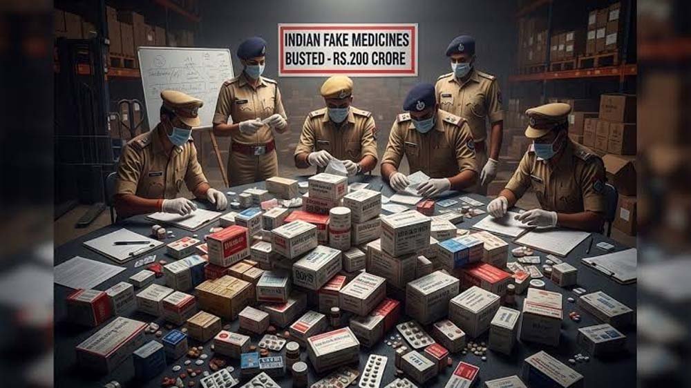 किसान पथ पर पकड़ी गई नकली दवाओं की खेप, एक आरोपी गिरफ्तार
