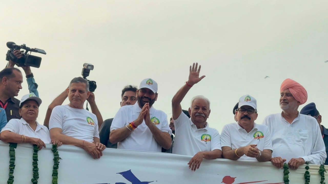 मुख्यमंत्री नायब सैनी ने दिखाई हरी झंडी, नशामुक्ति संदेश लेकर दौड़े युवा