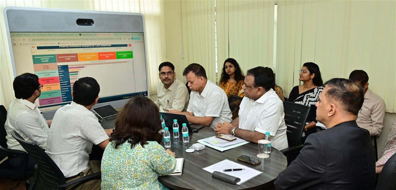 राजस्थान संपर्क पोर्टल की समीक्षा, 3 लाख से ज्यादा शिकायतों का निस्तारण