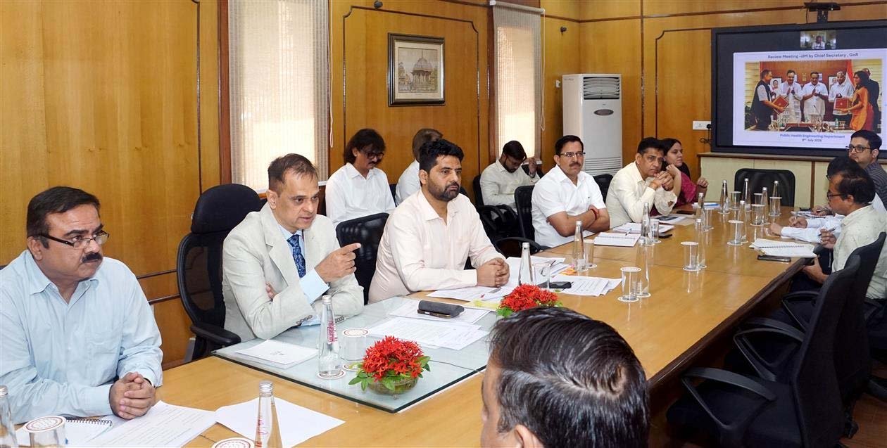राजस्थान में जल योजनाओं को गति देने के लिए मुख्य सचिव सख्त