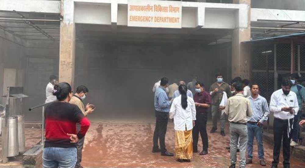 रायपुर में मेकाहारा अस्पताल में आग लगने से अफरा-तफरी, इमरजेंसी वार्ड में पहुंची फायर ब्रिगेड