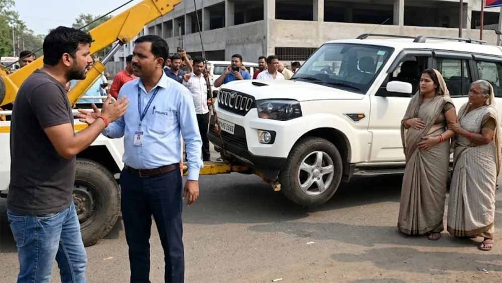 बिलासपुर: गर्भवती महिला की कार रोकने का मामला, फाइनेंस कंपनी के कर्मचारियों पर सवाल