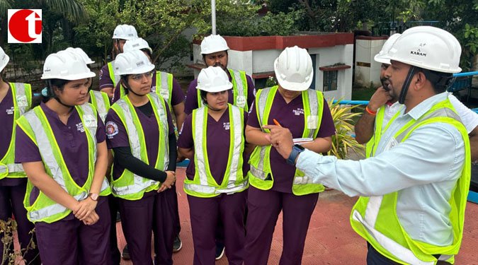 KGMU MDS Students Visit Daulatganj STP, Learn About Sewage Treatment Process